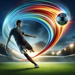 hackgearマジックサッカーボールでプロのカーブシュートを体験！