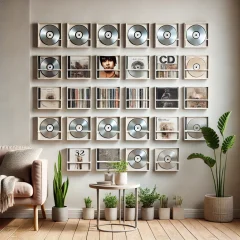 狭いスペースでもおしゃれに！限られた空間を活用するCDディスプレイフレームの配置術